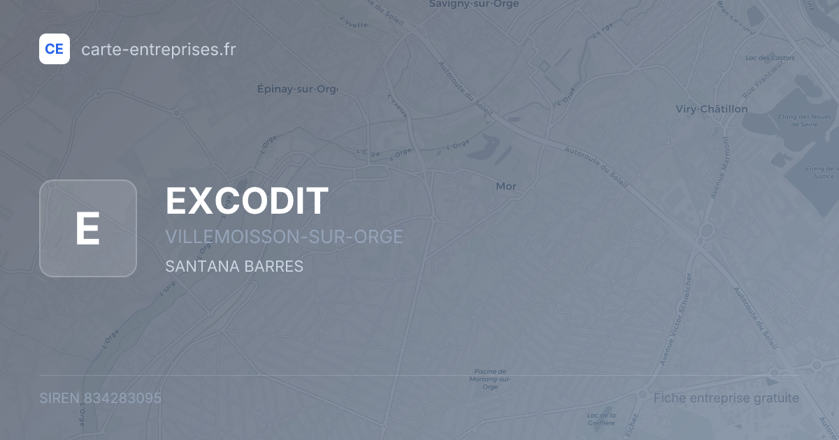 EXCODIT — 834283095 — fiche entreprise