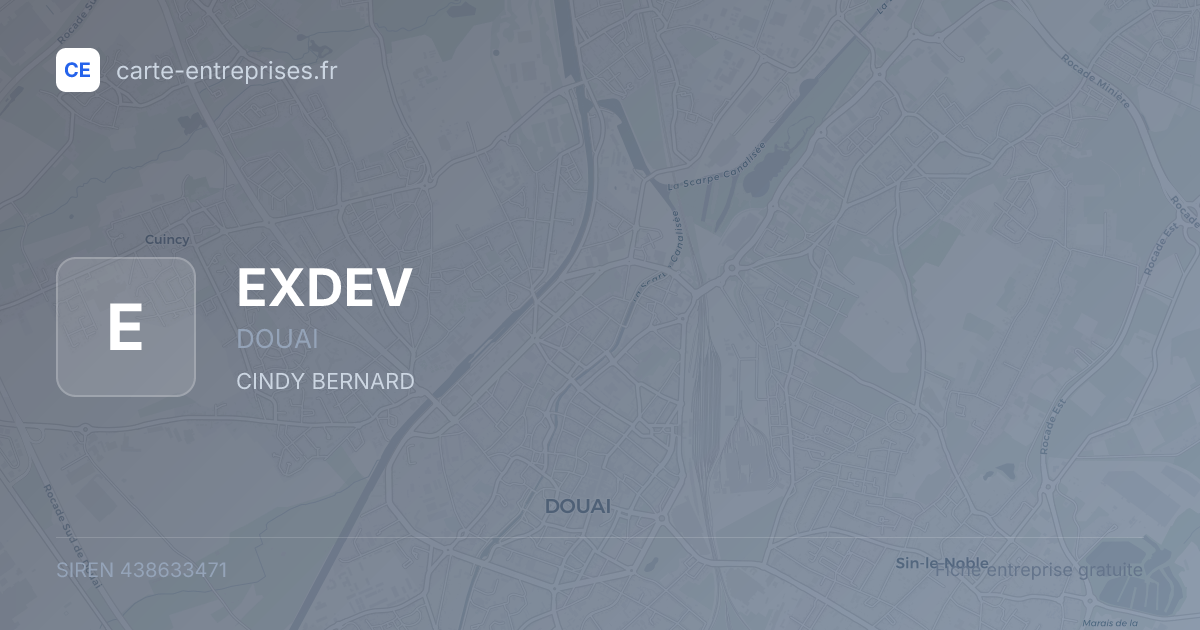 EXDEV — 438633471 — fiche entreprise