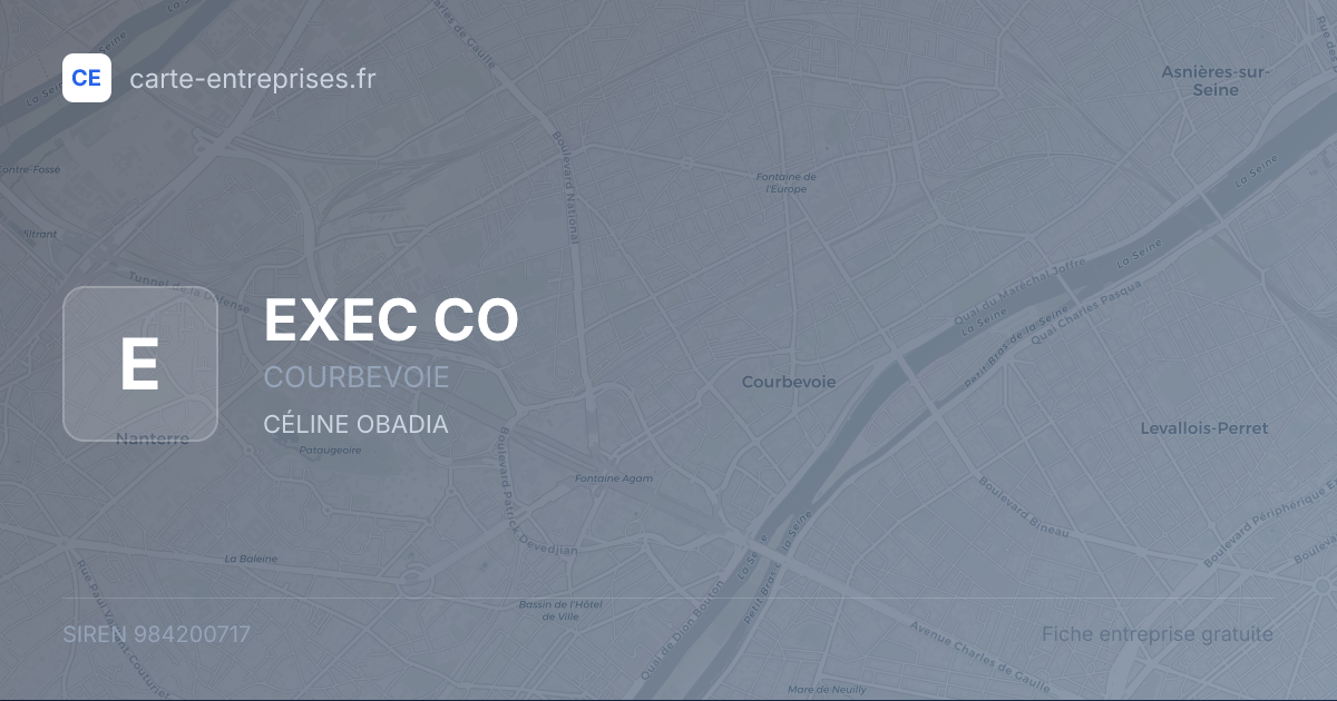 EXEC CO — 984200717 — fiche entreprise