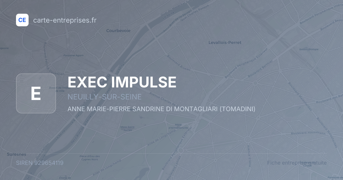 EXEC IMPULSE — 929654119 — fiche entreprise