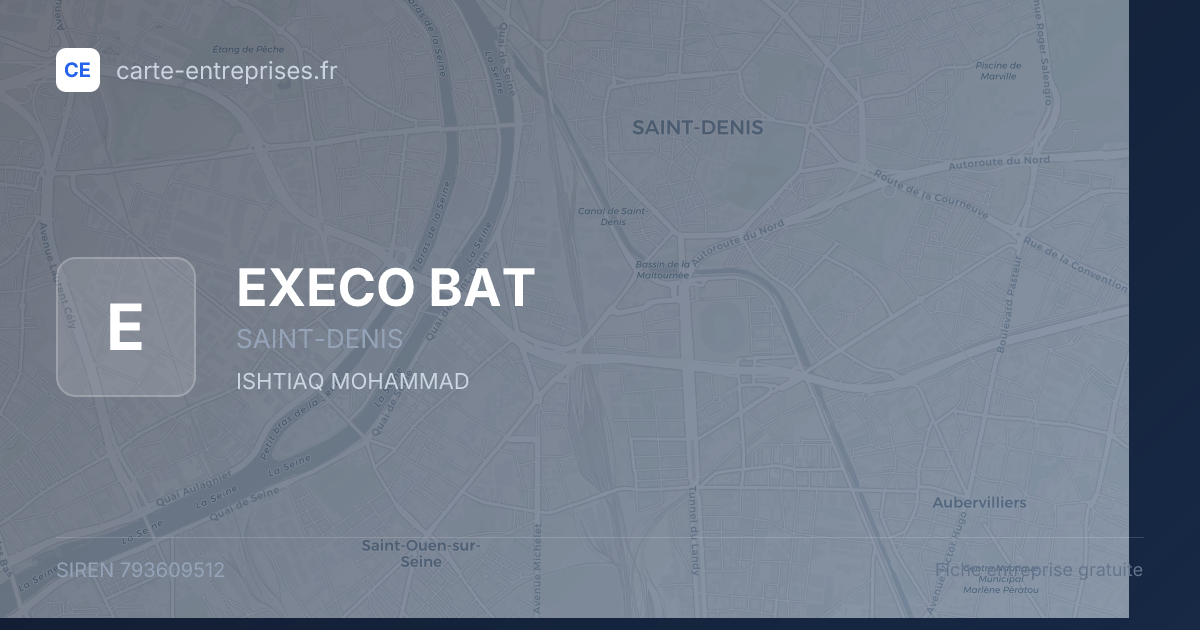 EXECO BAT — 793609512 — fiche entreprise