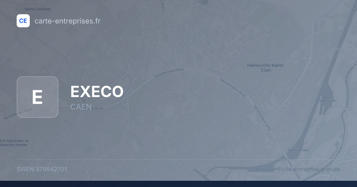 EXECO — 379842701 — fiche entreprise