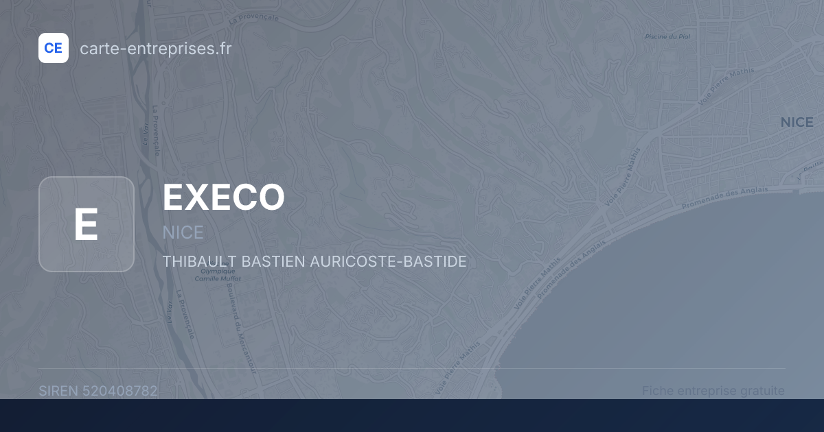 EXECO — 520408782 — fiche entreprise