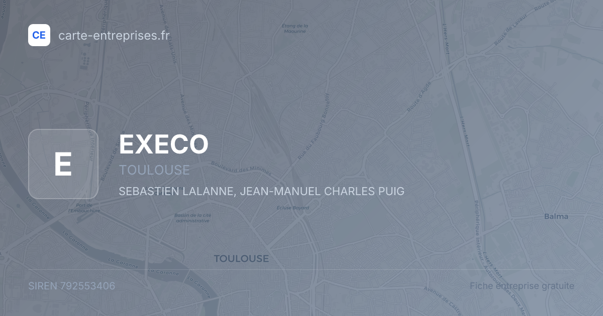 EXECO — 792553406 — fiche entreprise