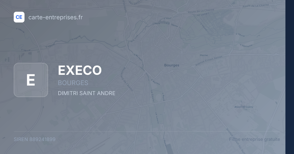 EXECO — 889241899 — fiche entreprise