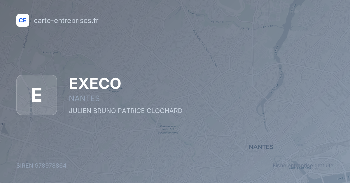 EXECO — 978978864 — fiche entreprise
