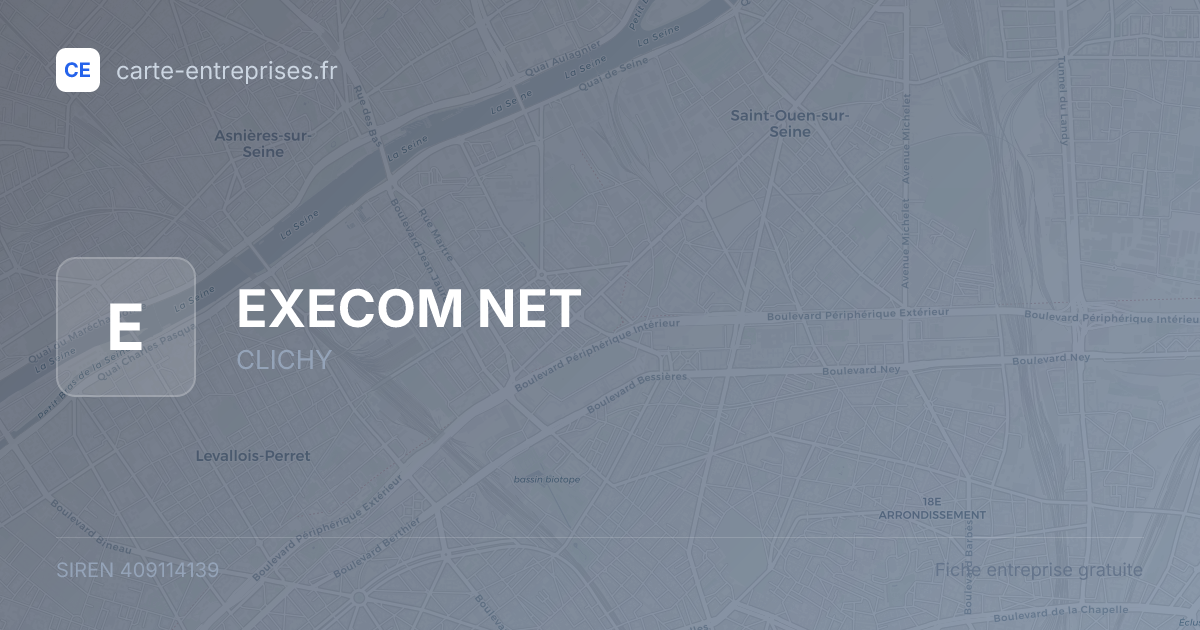 EXECOM NET — 409114139 — fiche entreprise