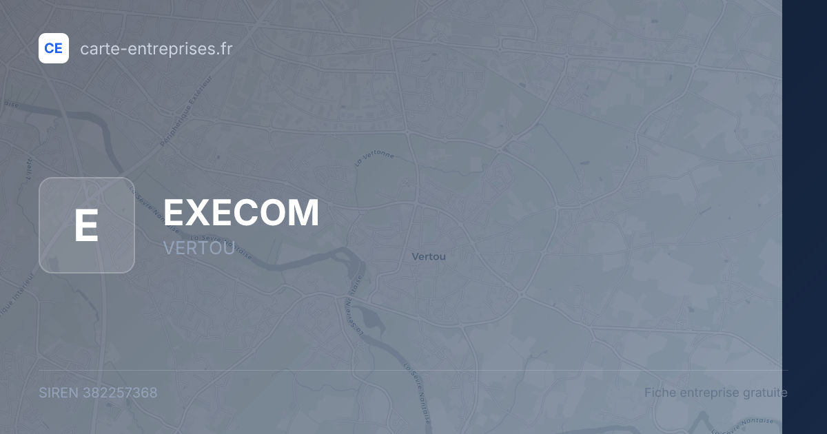 EXECOM — 382257368 — fiche entreprise