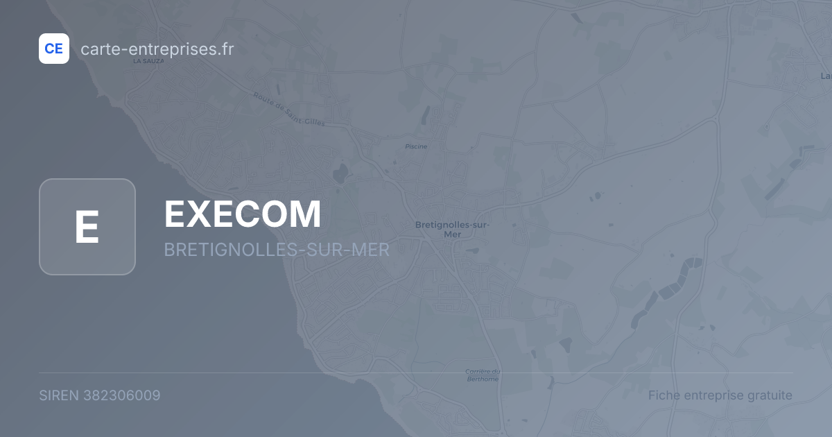 EXECOM — 382306009 — fiche entreprise