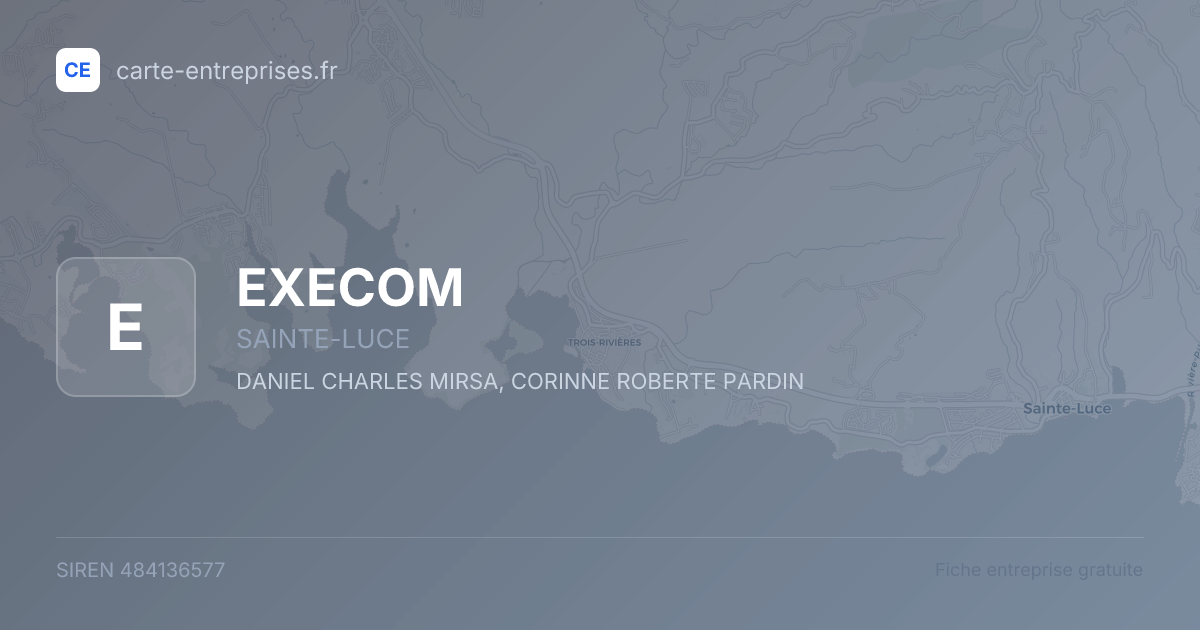 EXECOM — 484136577 — fiche entreprise