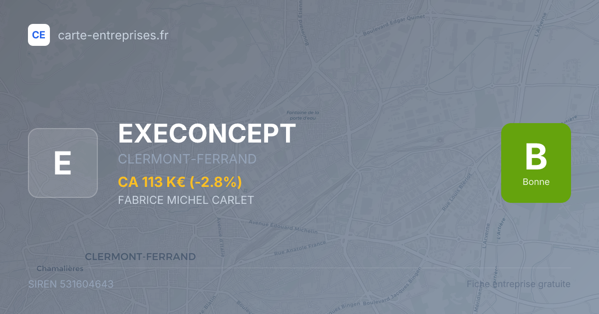 EXECONCEPT — 531604643 — fiche entreprise
