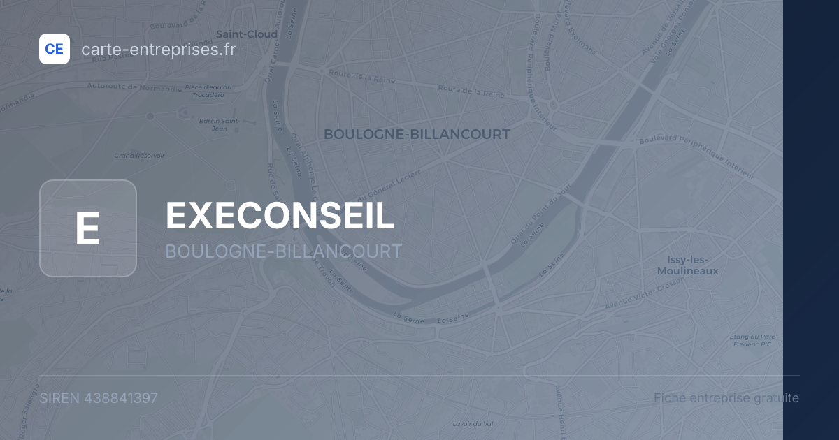 EXECONSEIL — 438841397 — fiche entreprise