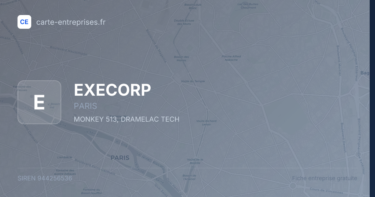 EXECORP — 944256536 — fiche entreprise