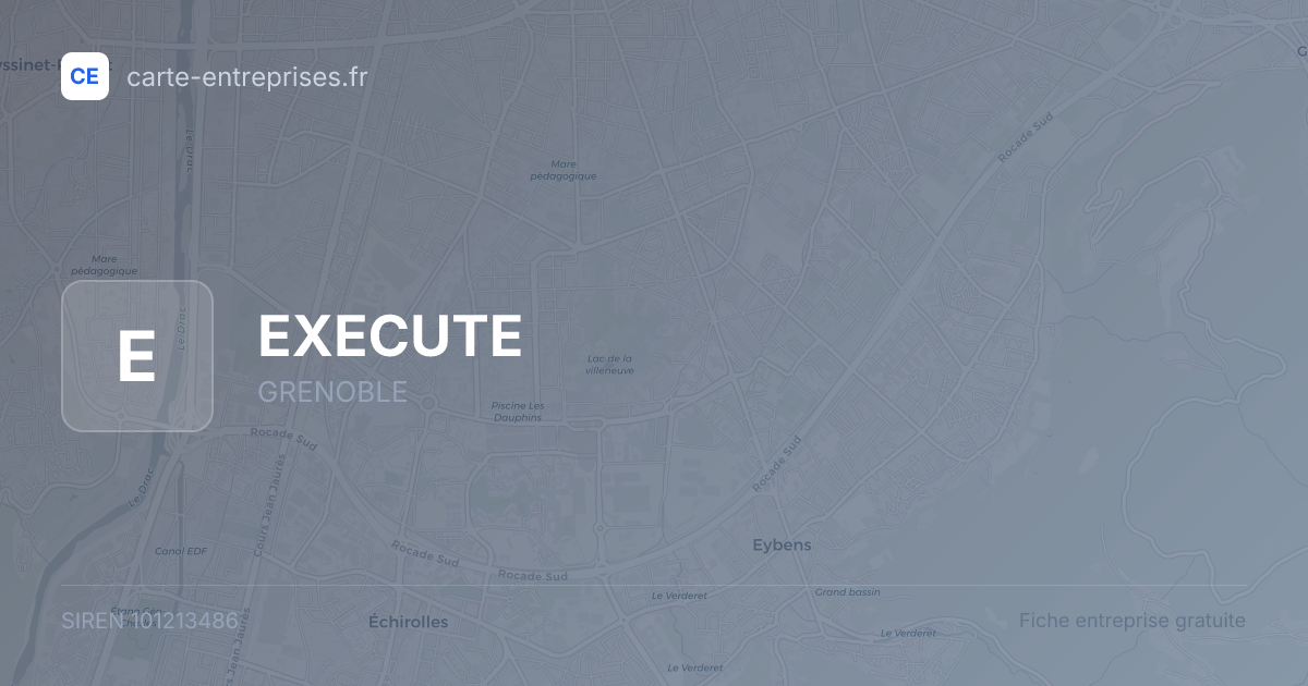 EXECUTE — 101213486 — fiche entreprise