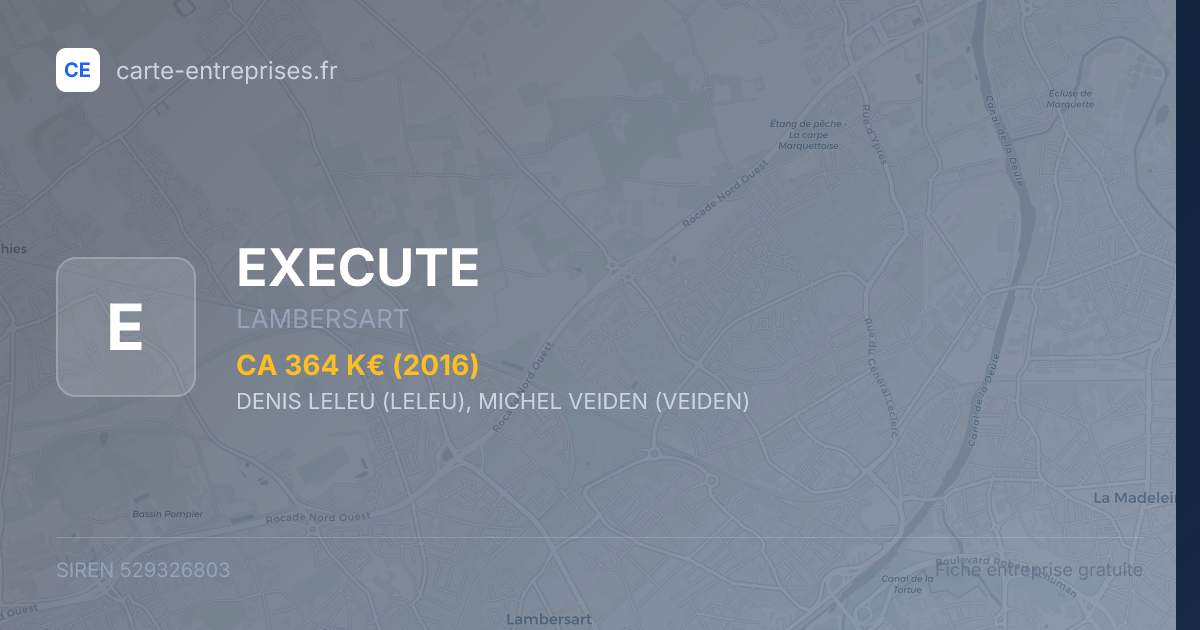 EXECUTE — 529326803 — fiche entreprise