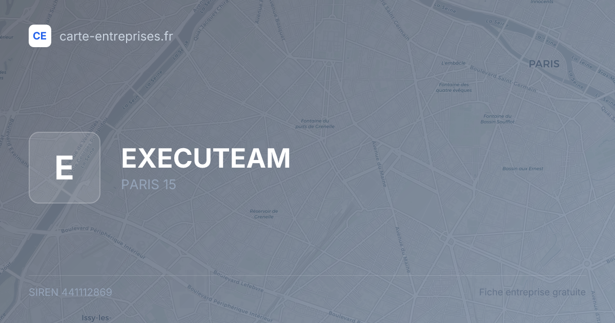 EXECUTEAM — 441112869 — fiche entreprise