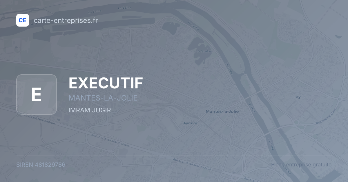 EXECUTIF — 481829786 — fiche entreprise
