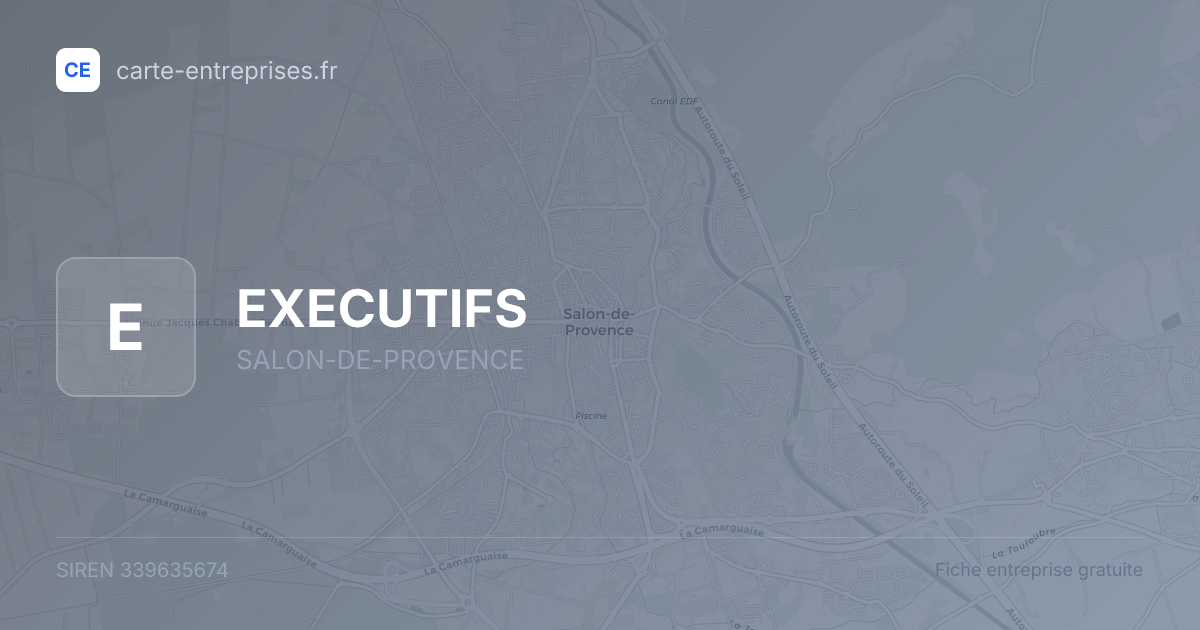 EXECUTIFS — 339635674 — fiche entreprise