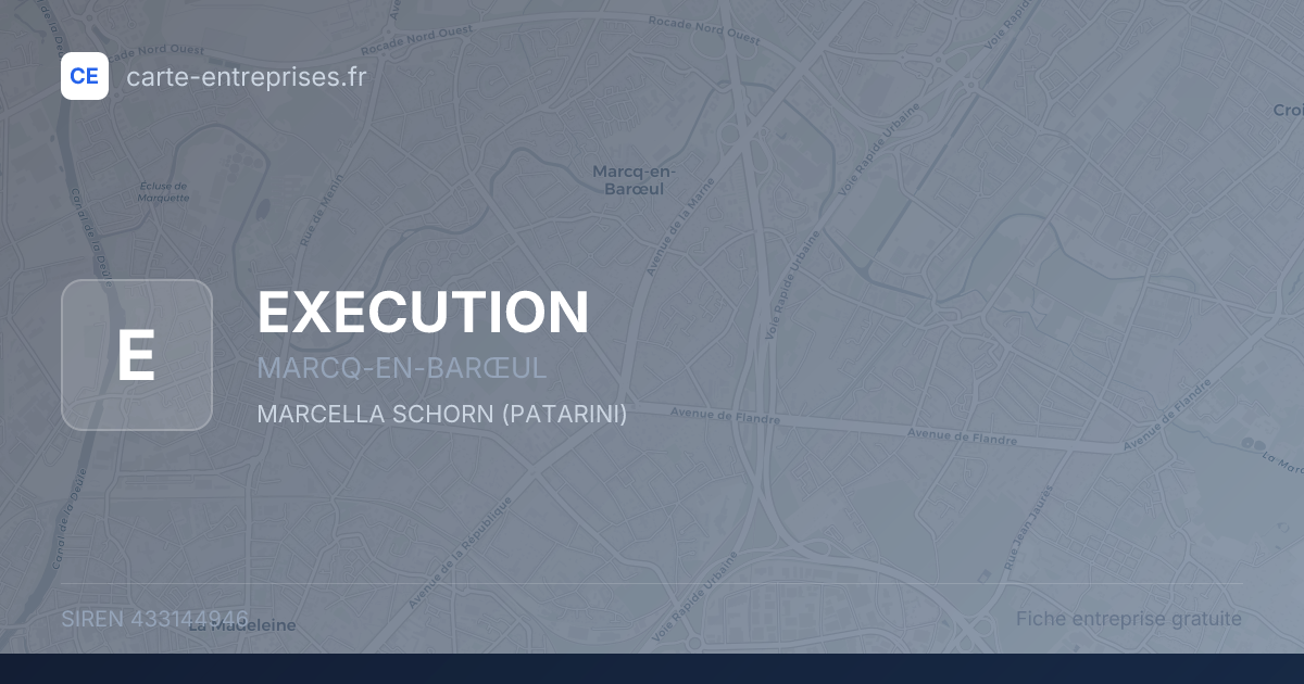 EXECUTION — 433144946 — fiche entreprise