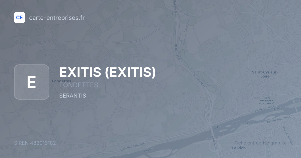EXITIS — 482013182 — fiche entreprise