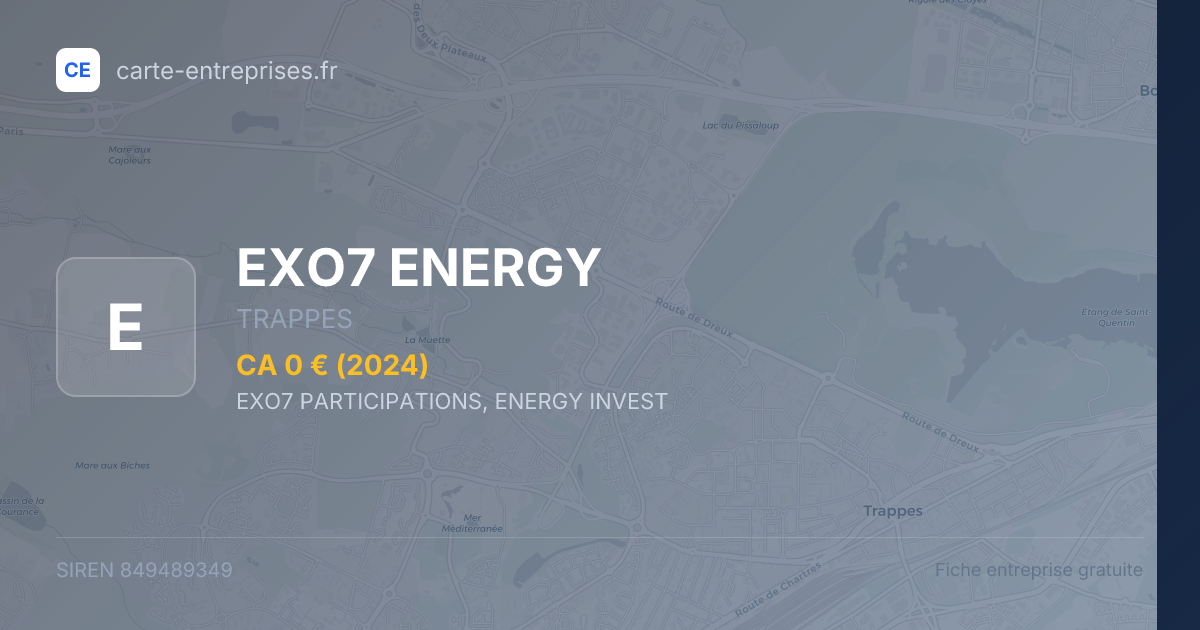 EXO7 ENERGY — 849489349 — fiche entreprise
