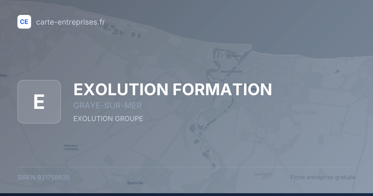 EXOLUTION FORMATION — 931758635 — fiche entreprise