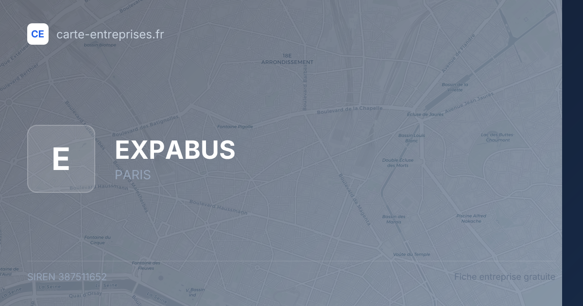 EXPABUS — 387511652 — fiche entreprise