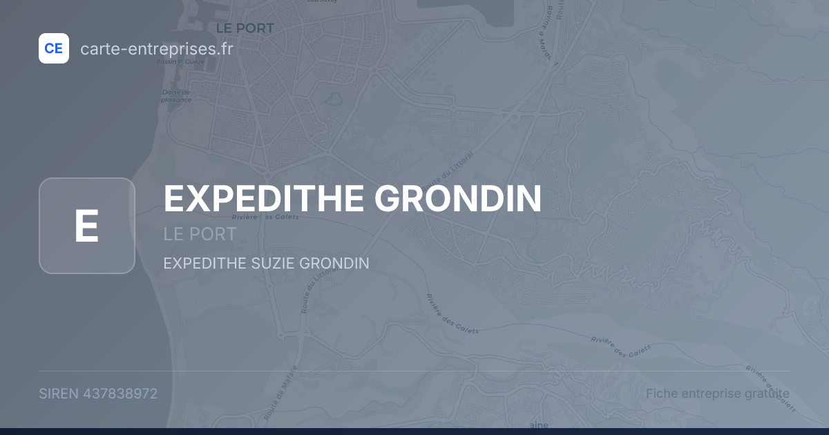 EXPEDITHE GRONDIN — 437838972 — fiche entreprise