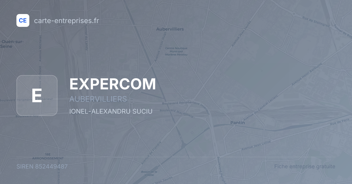 EXPERCOM — 852449487 — fiche entreprise
