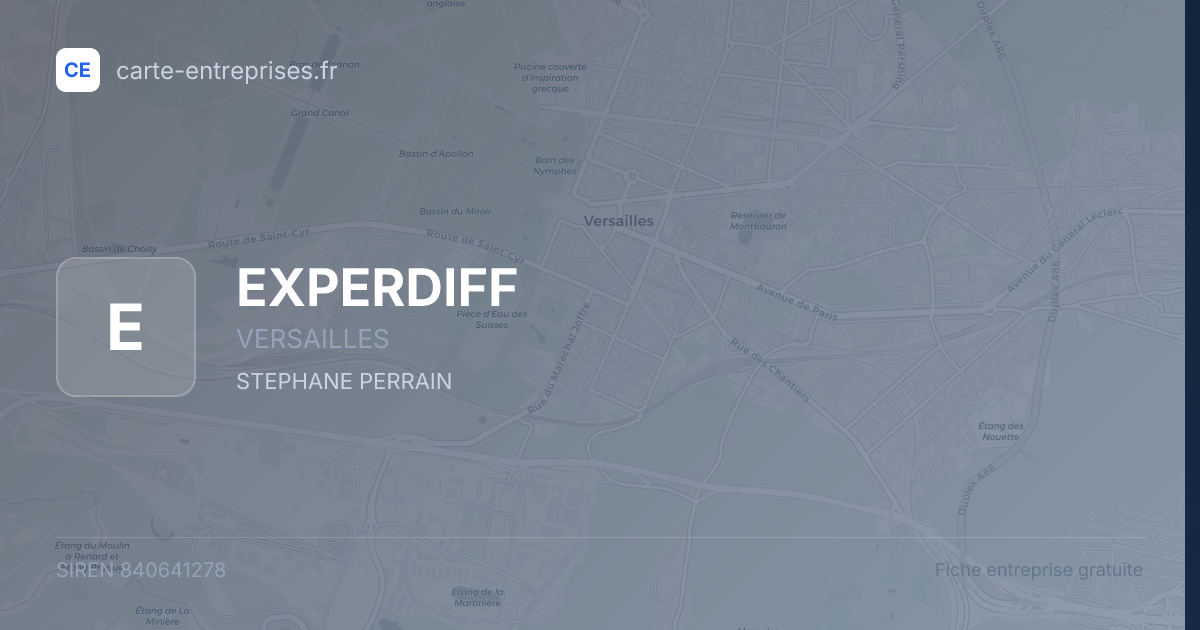 EXPERDIFF — 840641278 — fiche entreprise