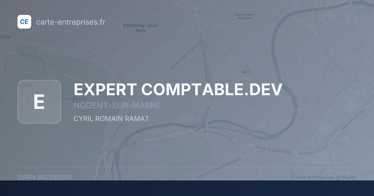 EXPERT COMPTABLE.DEV — 882395098 — fiche entreprise