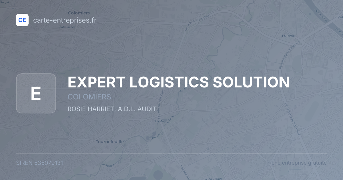 EXPERT LOGISTICS SOLUTION — 535079131 — fiche entreprise