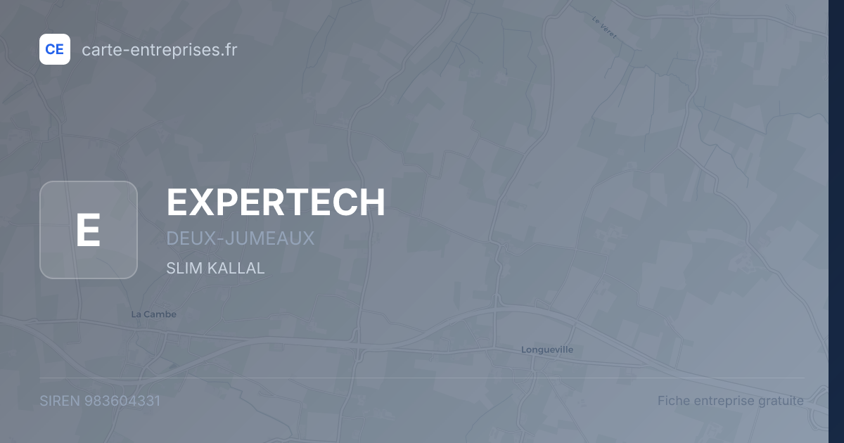 EXPERTECH — 983604331 — fiche entreprise
