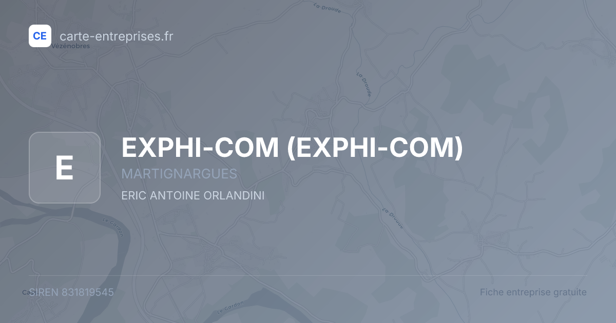 EXPHI-COM — 831819545 — fiche entreprise