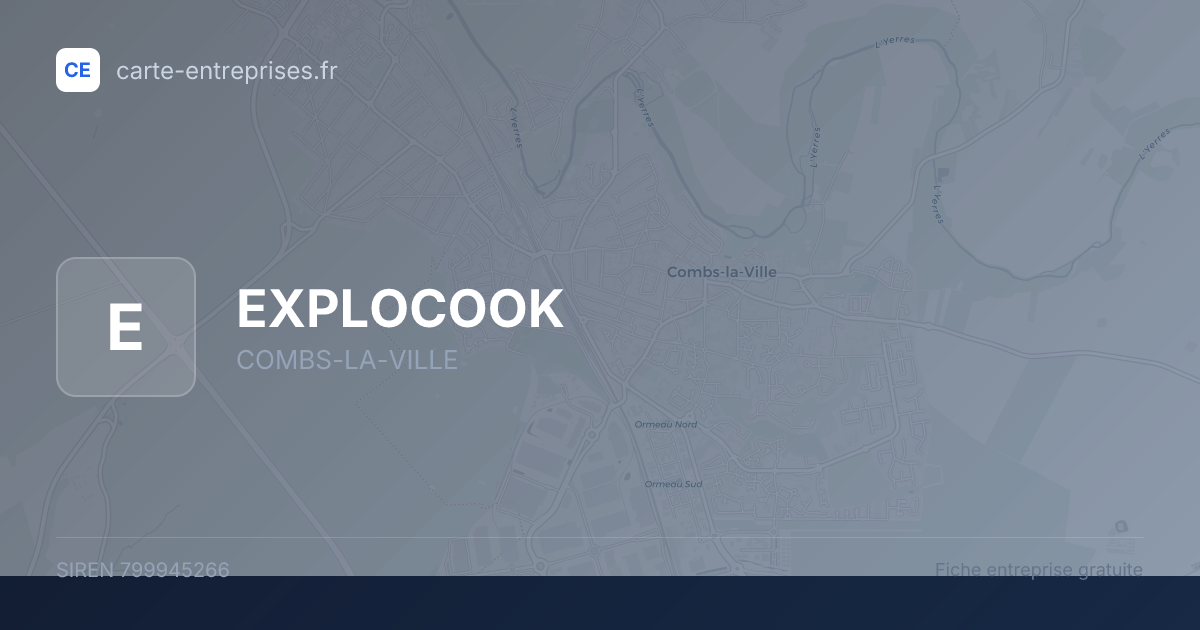 EXPLOCOOK — 799945266 — fiche entreprise