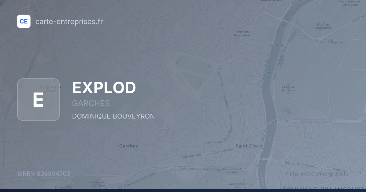 EXPLOD — 808894703 — fiche entreprise
