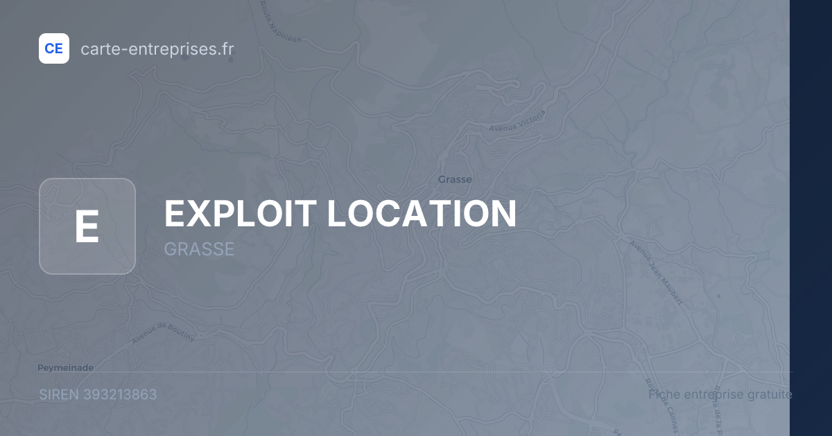 EXPLOIT LOCATION — 393213863 — fiche entreprise