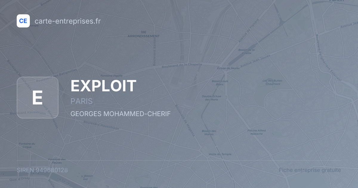 EXPLOIT — 949680128 — fiche entreprise