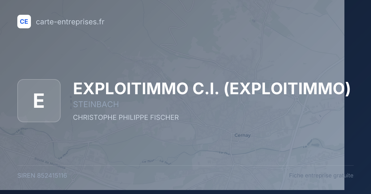 EXPLOITIMMO C.I. (EXPLOITIMMO) — 852415116 — fiche entreprise