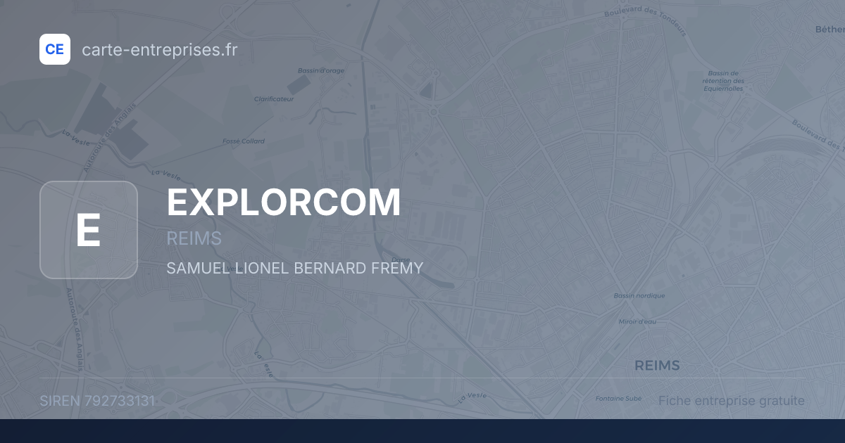 EXPLORCOM — 792733131 — fiche entreprise
