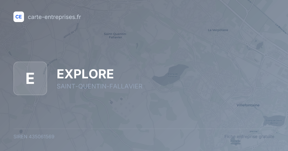 EXPLORE — 435061569 — fiche entreprise