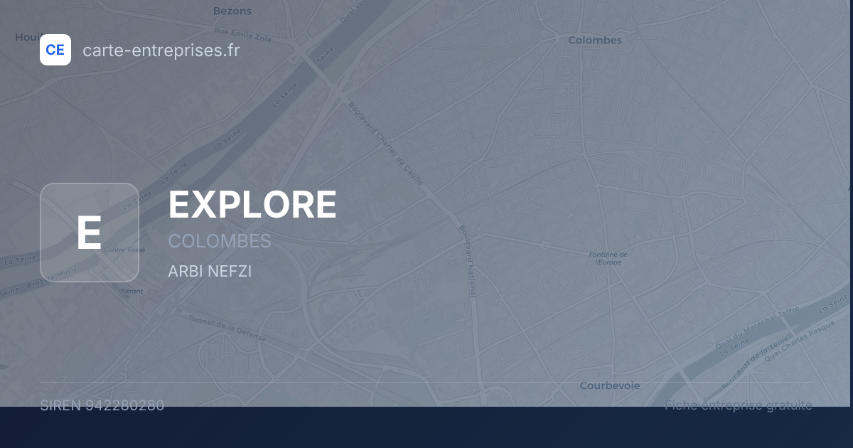 EXPLORE — 942280280 — fiche entreprise