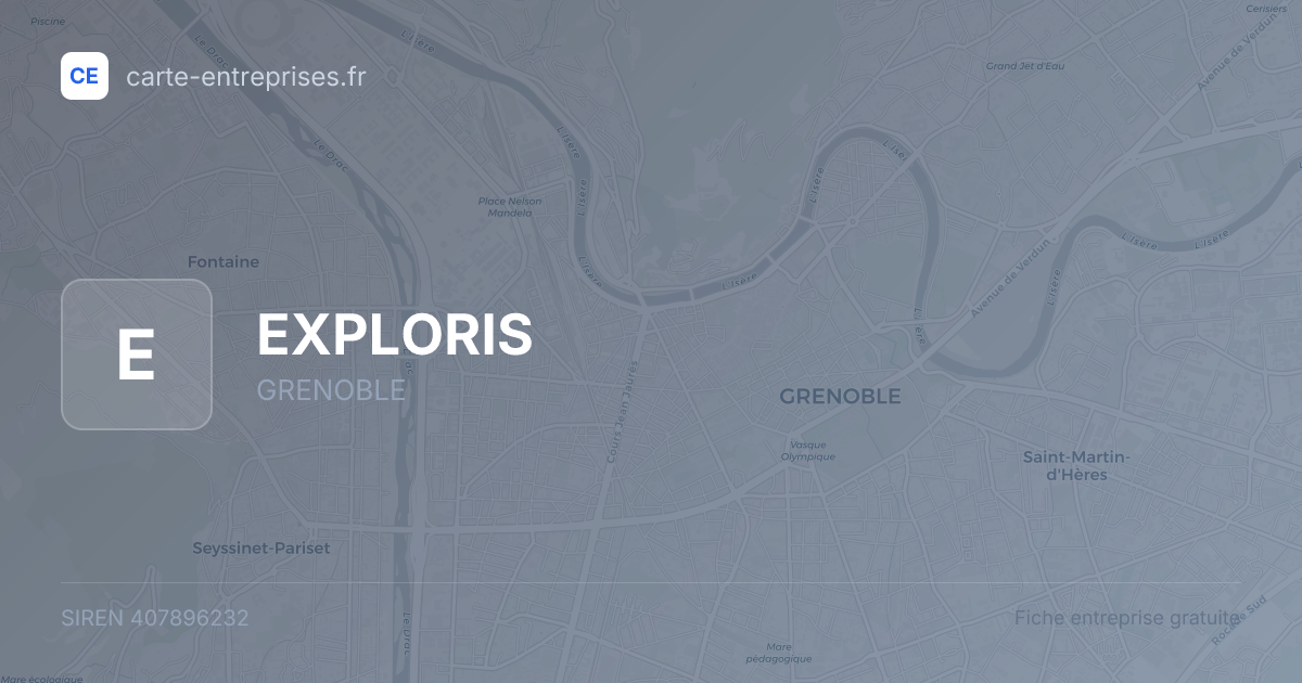 EXPLORIS — 407896232 — fiche entreprise