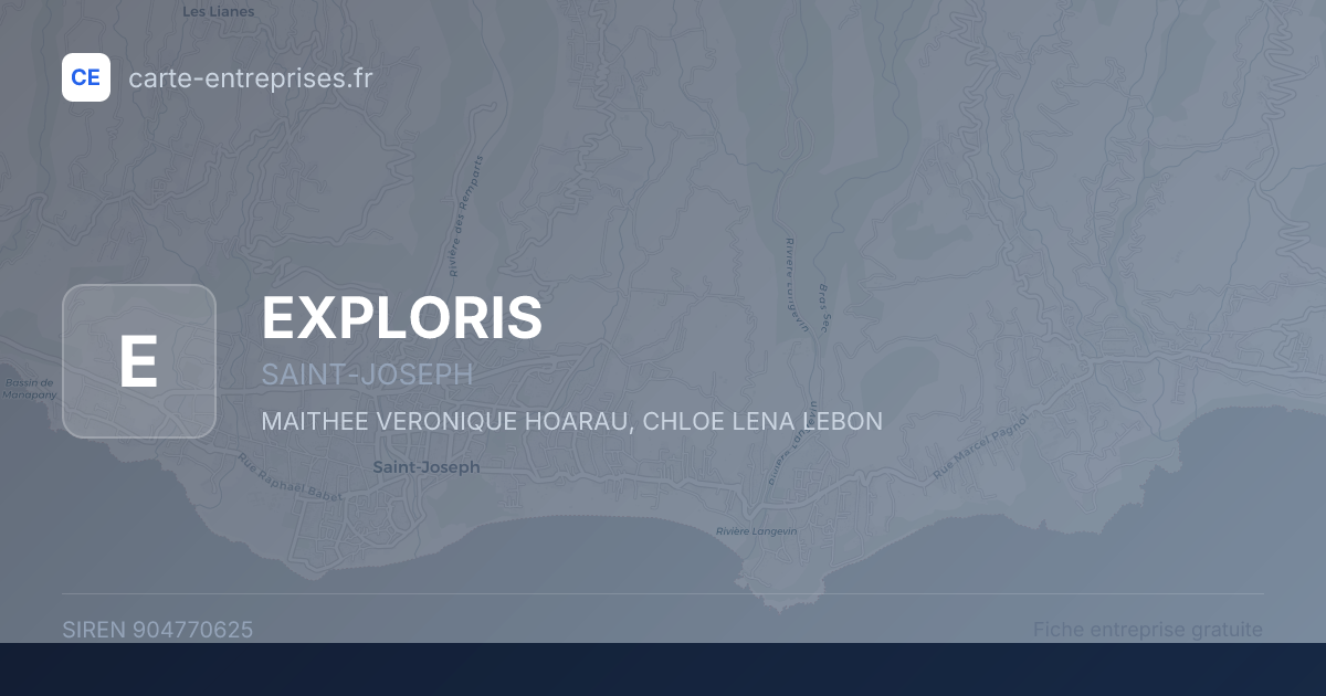 EXPLORIS — 904770625 — fiche entreprise