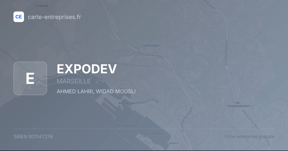 EXPODEV — 931147276 — fiche entreprise