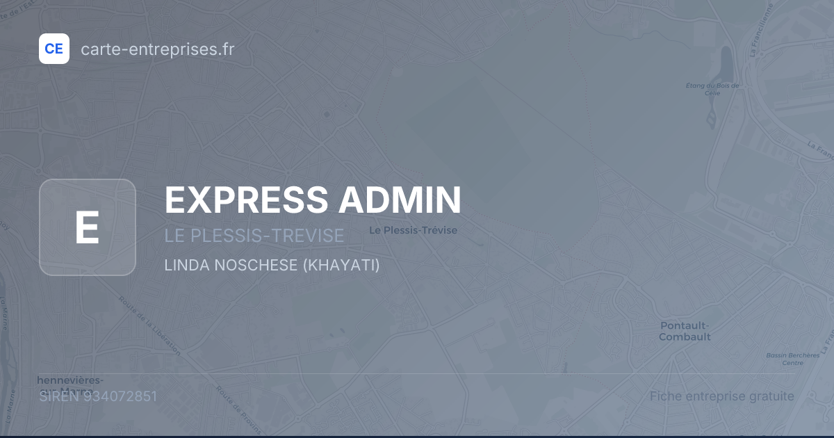 EXPRESS ADMIN — 934072851 — fiche entreprise