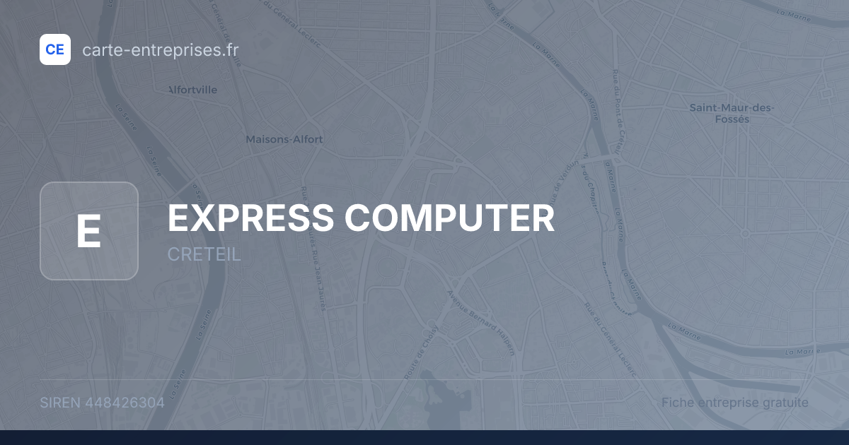 EXPRESS COMPUTER — 448426304 — fiche entreprise
