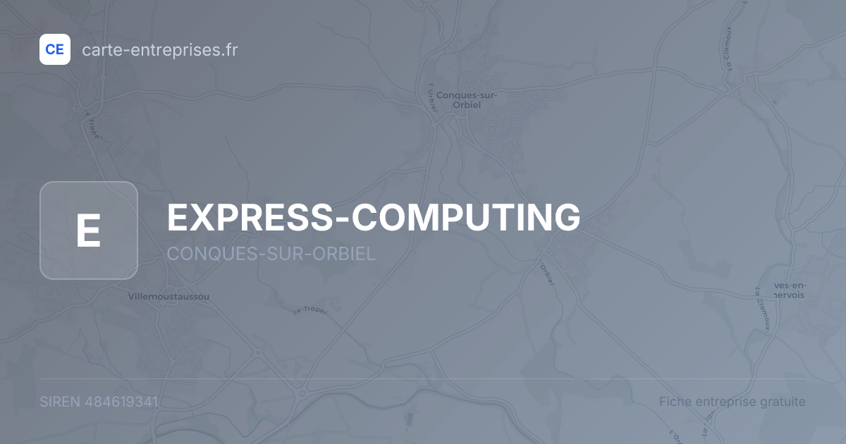 EXPRESS-COMPUTING — 484619341 — fiche entreprise