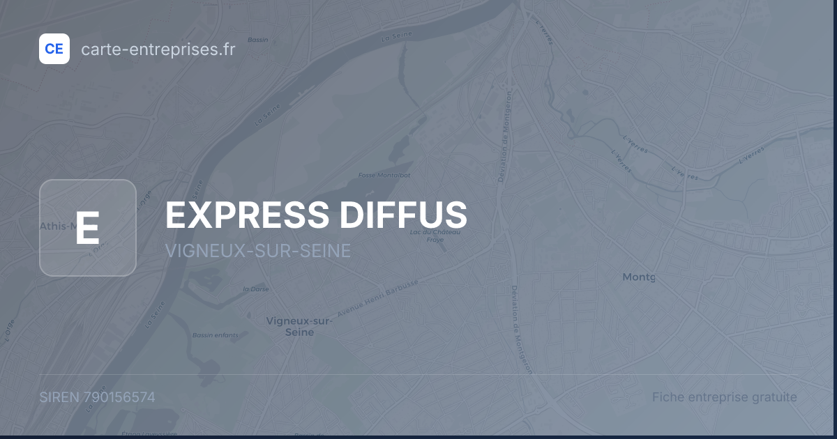 EXPRESS DIFFUS — 790156574 — fiche entreprise
