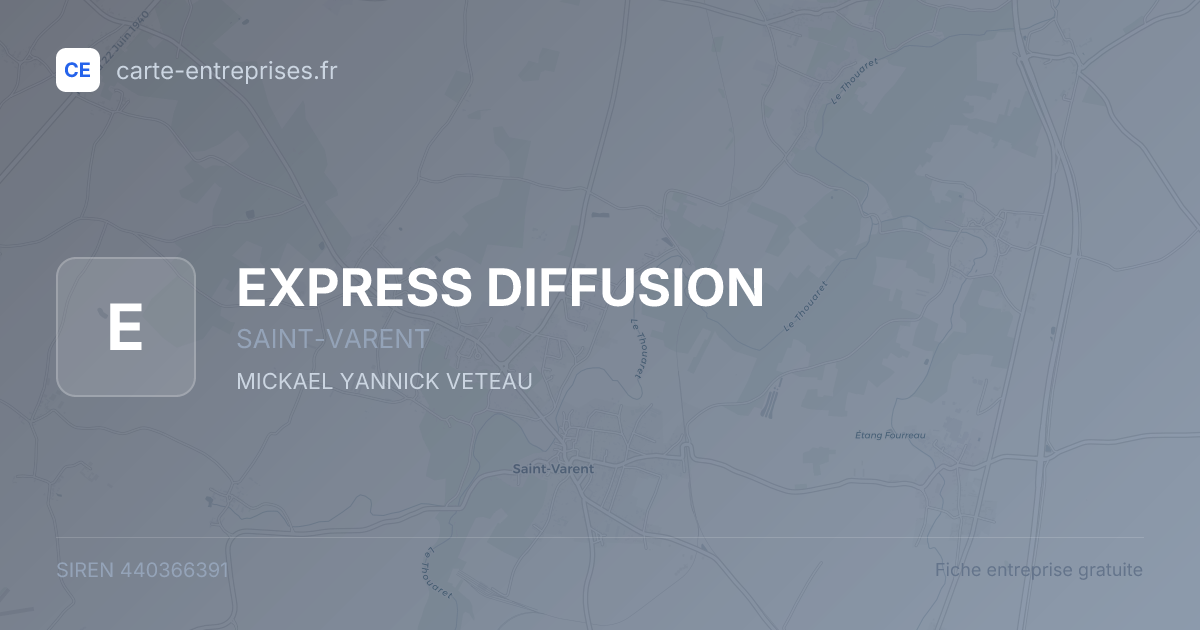 EXPRESS DIFFUSION — 440366391 — fiche entreprise